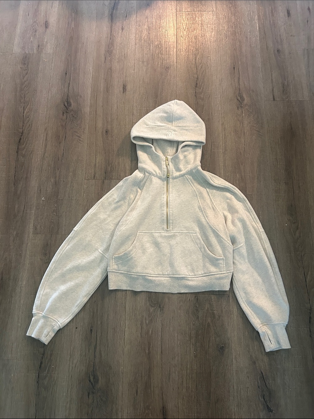 Heather gray lululemon scuba jacket XS/S